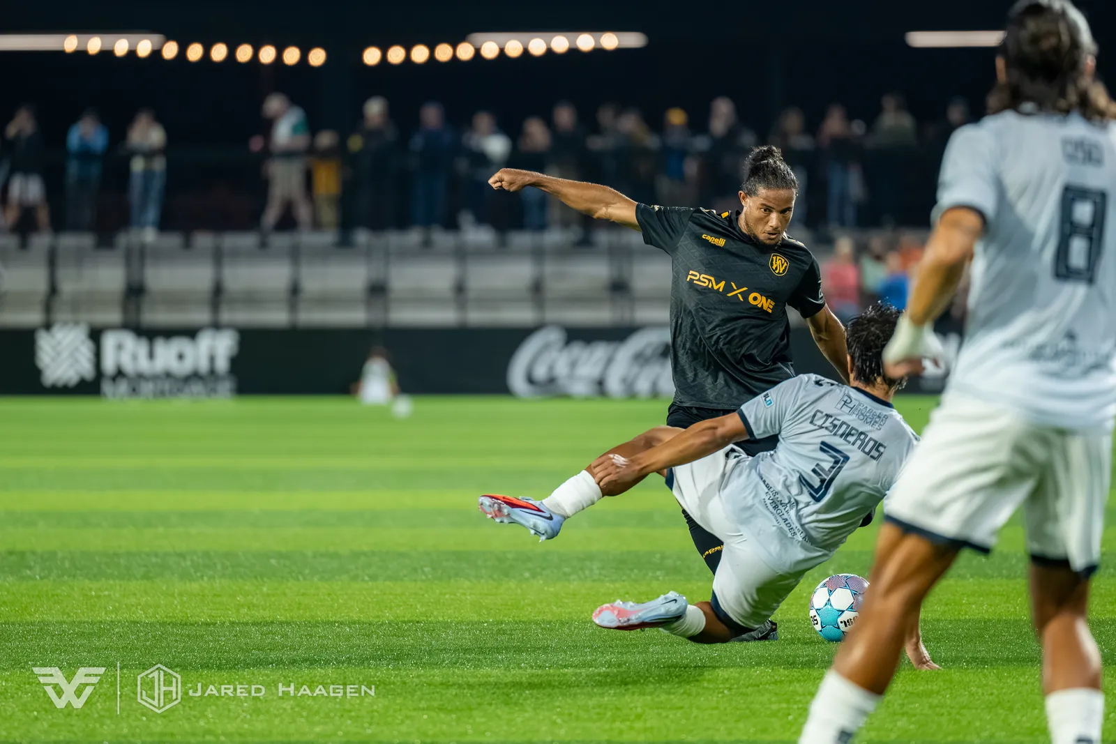 USL League One Soccer action shot — Fort Wayne FC vs. FC Naples, Fort Wayne Indiana