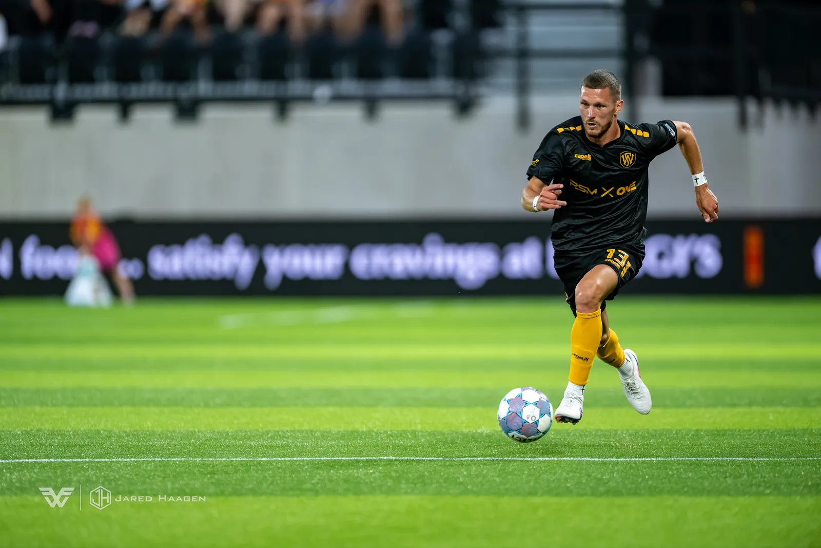 USL League One Soccer action shot — Fort Wayne FC vs. Omaha, Fort Wayne Indiana