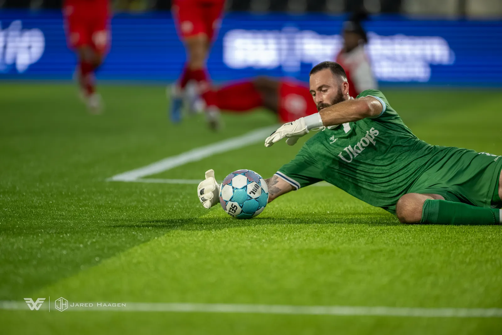 USL League One Soccer action shot — Fort Wayne FC vs. Richmond Kickers, Fort Wayne Indiana