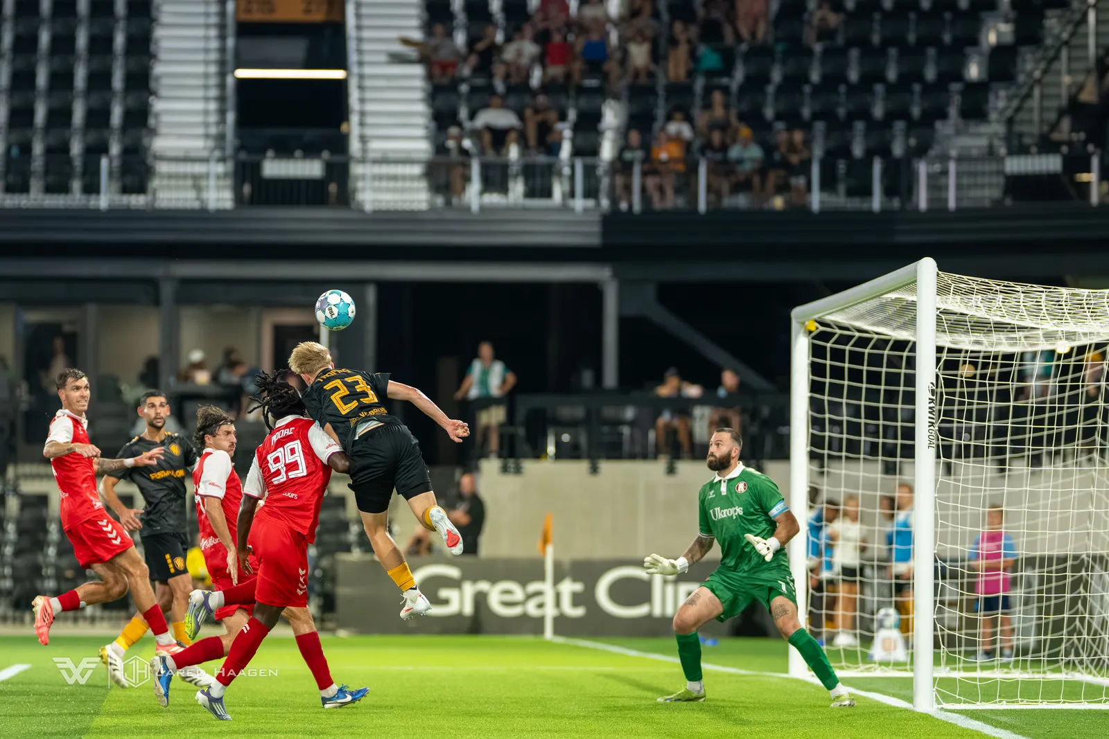 USL League One Soccer action shot — Fort Wayne FC vs. Richmond Kickers, Fort Wayne Indiana