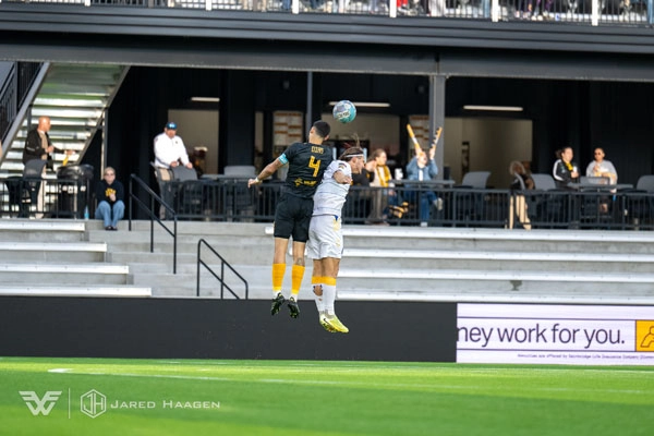USL League One Soccer action shot — Fort Wayne FC vs. Westchester SC, Fort Wayne Indiana